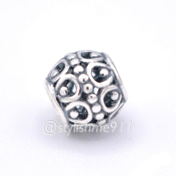 Authentic Pandora A CLOUD'S SILVER LINING Charm - Picture 10 of 10